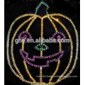 New rhinestone pumpkin face tiara halloween crowns